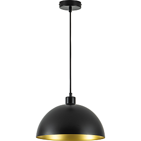 Philippa pendel -  sort og guldfarvet