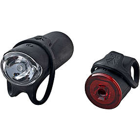 SCO cykellygte - hydrus lygtesæt i sort