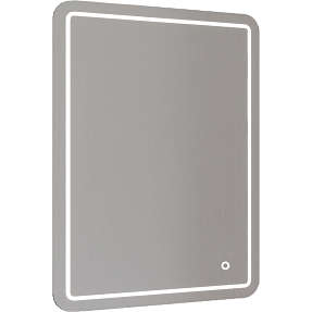 Allibert spejl med integreret LED lys 60x80 cm