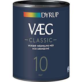 Dyrup vægmaling Classic 0,75 liter - hvid