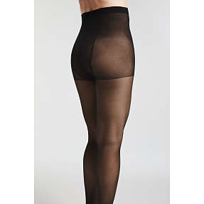 VRS 2-pak strømpebukser panelkile crepe str. XL - sort