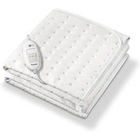 Beurer TS 19 Elektrisk sengevarmer 50 W Hvid Fleece