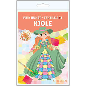 Prikkunst Tekstil Art - kjole