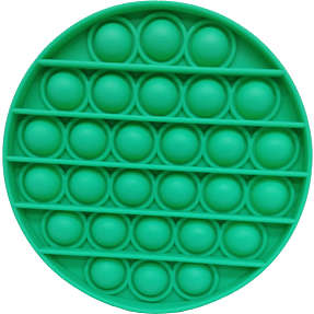Pop it rund - grøn
