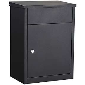 Allux pakkepostkasse model 500 - sort