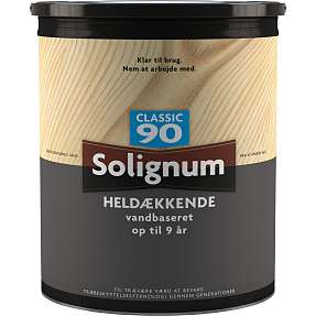 Solignum Classic 90 dækkende træbeskyttelse 5 liter - kalkhvid