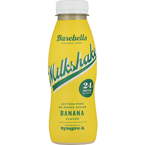 Proteinmilkshake m. banansmag u. tilsat sukker laktosefri