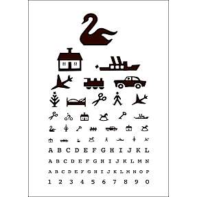 Retro synstavle - 70x100 cm