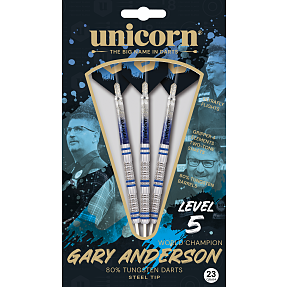 Unicorn Level 5 80% Tungsten dartpile 23 gram