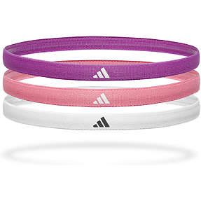 Adidas hårbånd 3-pak - lilla,rosa og hvid