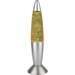 Glitterlampe m. farveskift - multifarvet