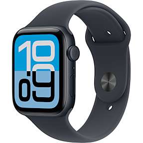Apple Watch SE 3 (2025) GPS + Cell 44 mm - Midnight Aluminium - Midnight Sport Band S/M