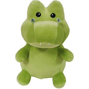 Grøn krokodille bamse 36 cm