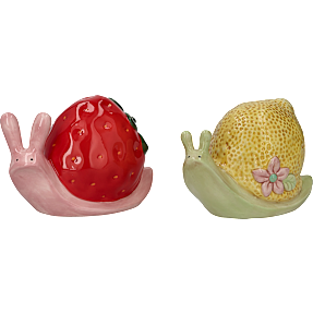 Dekorationsfigur snegle - flere varianter - assorteret