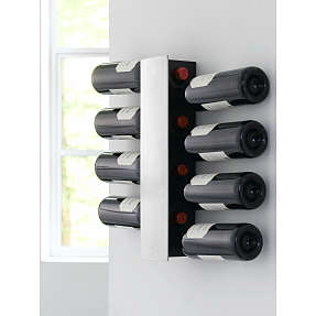 Steel-function vinreol til væg