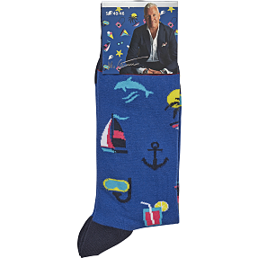 Mads Christensen herre strømper str. onesize - blå