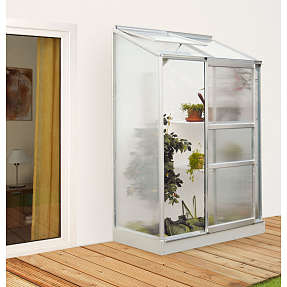 Ida 900 vægdrivhus - aluminium