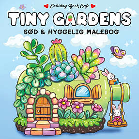 Tiny Gardens malebog - Coloring Book Cafe