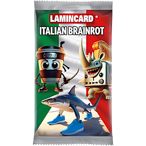 Italian brainrot samlekort 5 stk. - flere varianter - assorteret