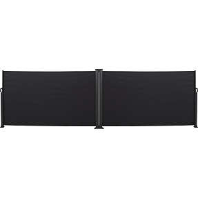 Clara dobbelt udtrækslæhegn/læsejl - sort