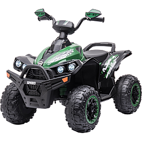 Børne-ATV med el - grøn