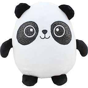 Rund panda bamse 18 cm