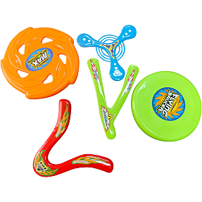SpinOut boomerang og frisbee sæt