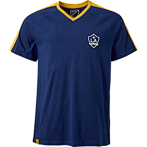 LA Galaxy T-shirt str. S - mørkeblå
