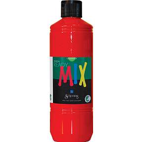 Schjerning vandbaseret maling 250 ml - rød