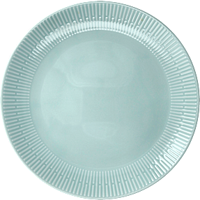 Relief middagstallerken - lysegrøn (Ø: 27 cm)