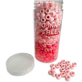 Perle-Pop perler - lyserød
