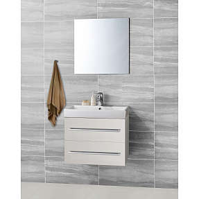 Mikelo Namur badmøbelsæt med vask - hvid