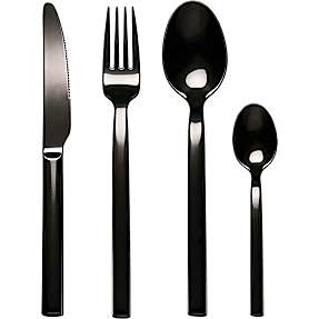 Salling bestiksæt 16 dele - mat sort
