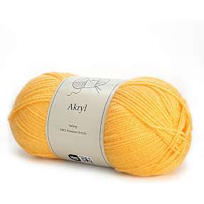 Salling akrylgarn - gul 184