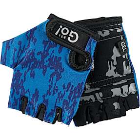 321 Go! børne cykelhandske - blå/sort