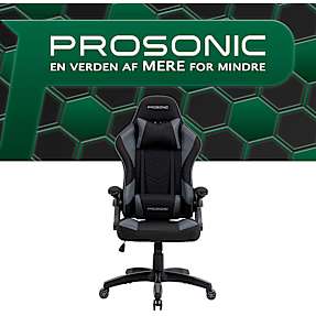 Prosonic gamerstol - sort