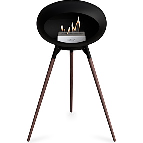 Le Feu Dome - Ground High - sort med ben i røget eg