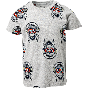 VRS børne T-shirt str. 98/104 - grå