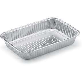 Weber alubakke - lille - 10 pak