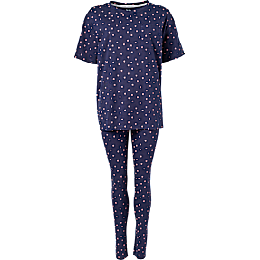 VRS dame pyjamas str. M - mørkeblå