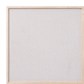 NAGA opslagstavle med træramme 60x60 cm - hør