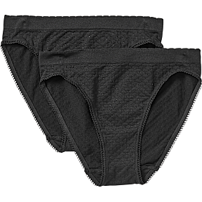 VRS dame 2-pak tai trusser str. XS/S - sort