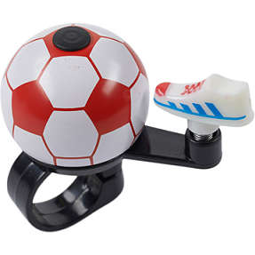 321 GO! ringeklokke - hvid/rød fodbold