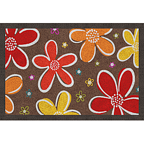 Dørmåtte 40x60 cm - brun