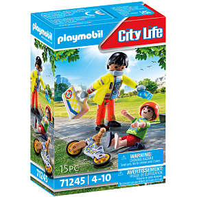 Playmobil 71245 paramediciner m. patient