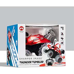 Sharper Image Thunder Tumbler fjernstyret monster truck - Metallic Red