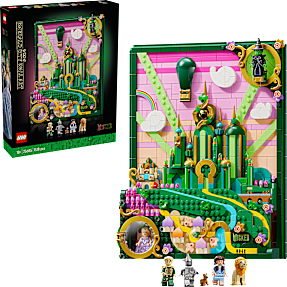 LEGO Wicked Emerald City-vægkunst 75685