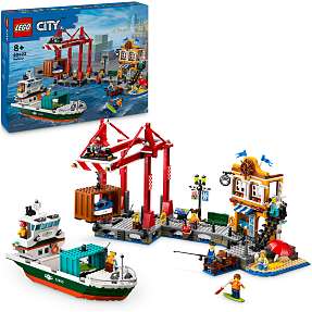 LEGO City Havnefront med fragtskib 60422