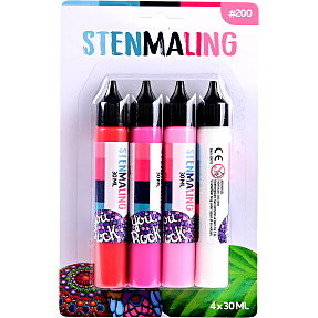 Stenmaling 30 ml 4-pak