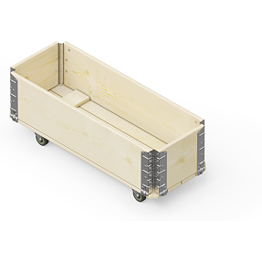 Pindstrup krydderurtebed 80x30 cm - natur